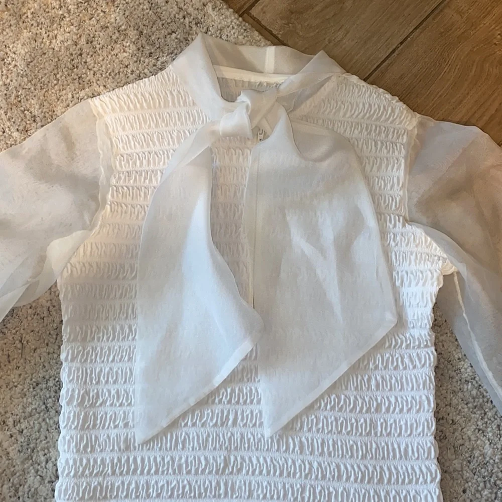 Vintage sheer arm blouse - Picture 2 of 10